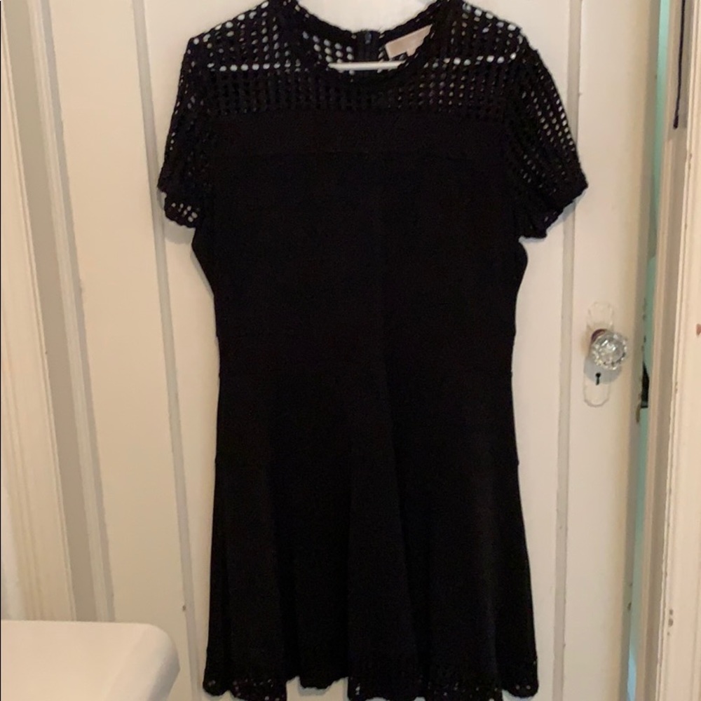 Black dress with cutouts